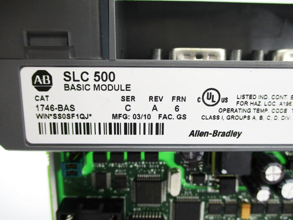 ALLEN BRADLEY 1746-BAS SER. C F/W 6 NSNP