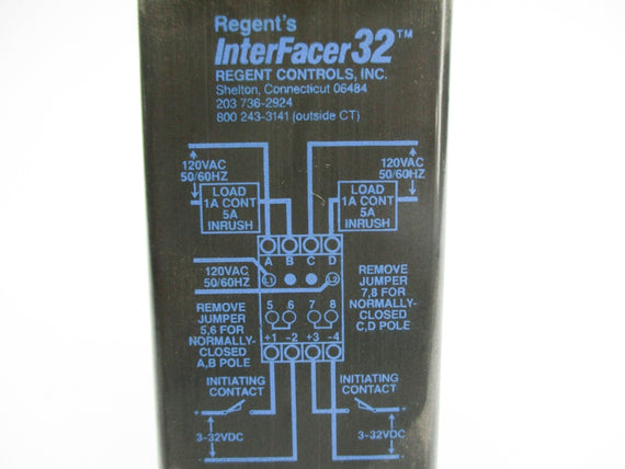 REGENT CONTROLS INTERFACER32 120VAC UNMP