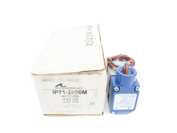 ACTION INSTRUMENTS IP71-2000M 3-27PSI NSMP