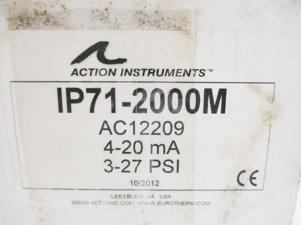 ACTION INSTRUMENTS IP71-2000M 3-27PSI NSMP