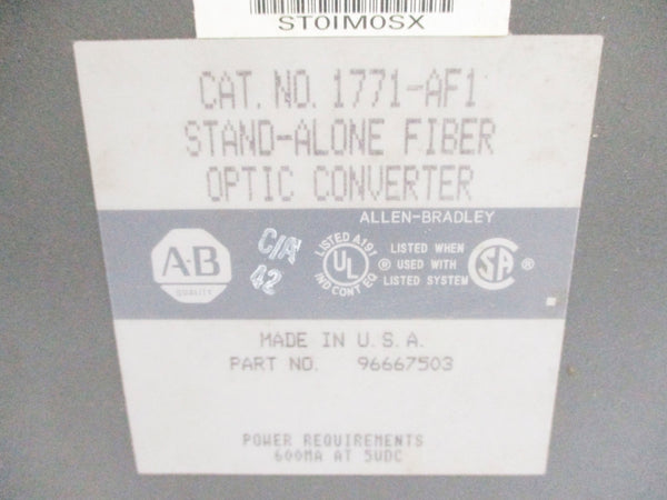 ALLEN BRADLEY 1771-AF1 UNMP