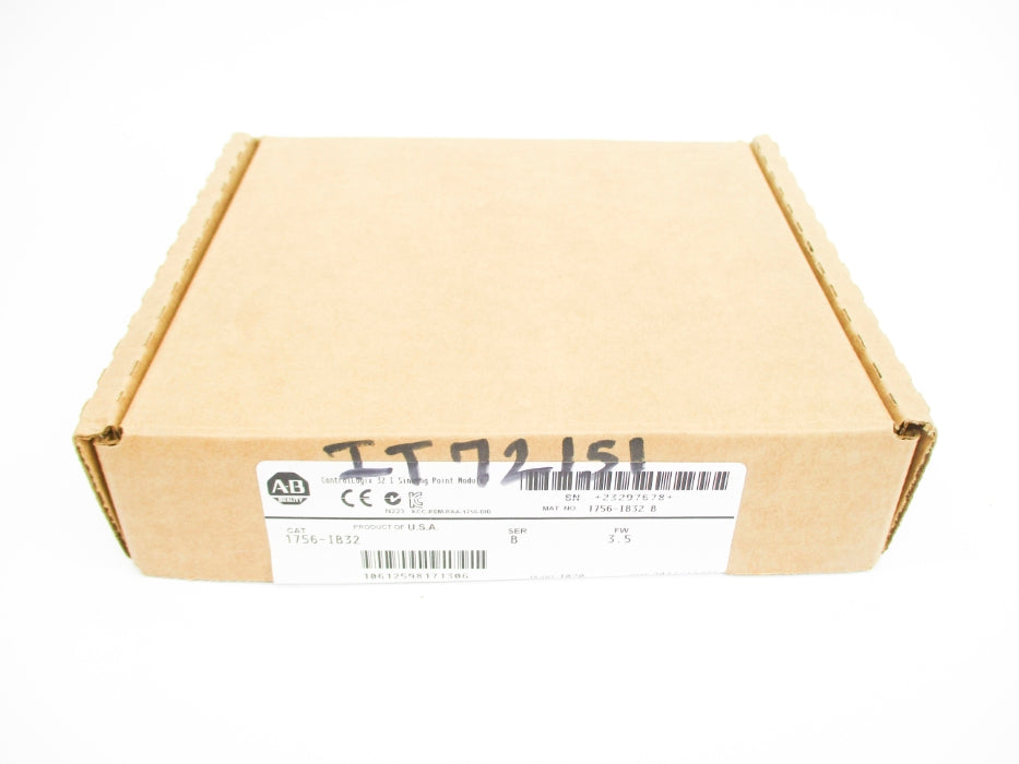 ALLEN BRADLEY 1756-IB32 SER. B F/W 3.5 DATE: 2012 NSFS
