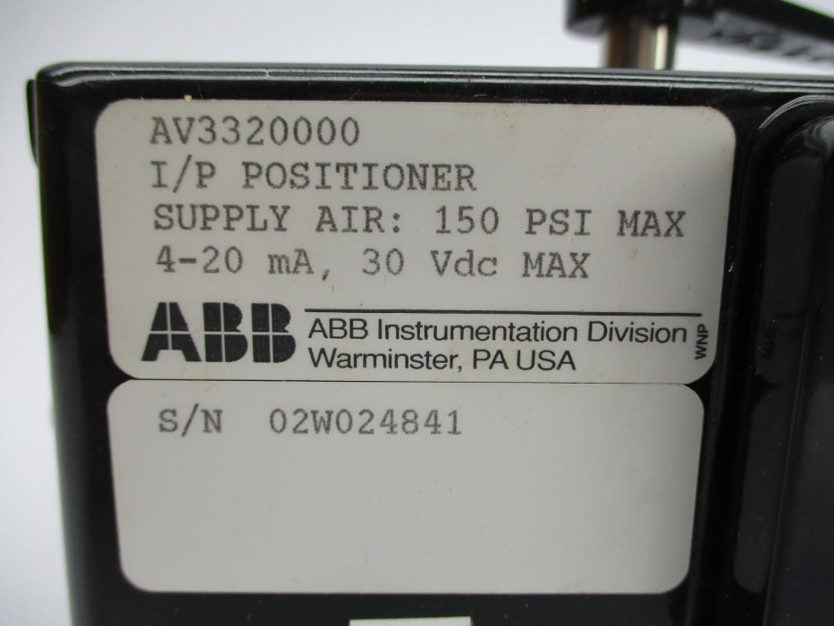 ABB AV3320000 150PSI NSNP