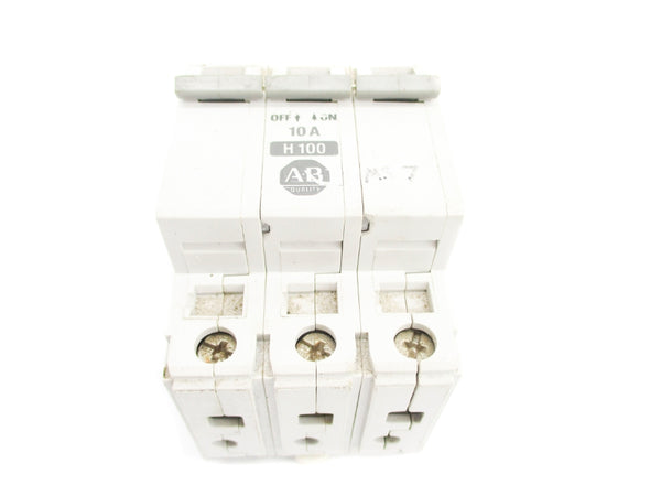 ALLEN BRADLEY 1492-CB3H100 SER. B 10A 480VAC UNMP