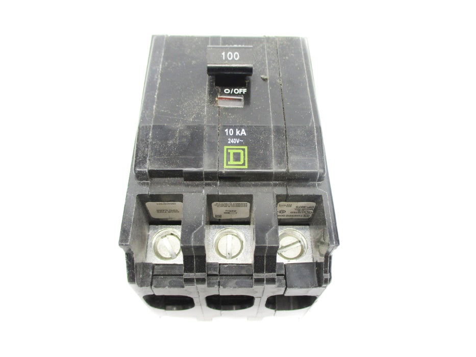 SQUARE D QOB3100 100A NSNP