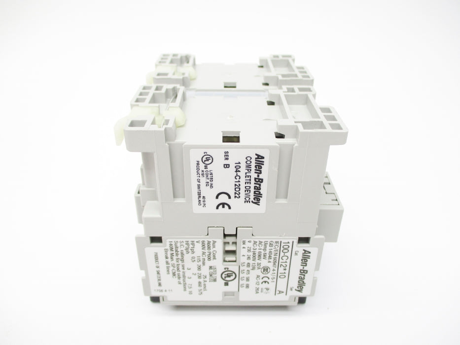 ALLEN BRADLEY 104-C12D22 SER. B 110/120V 32A (BR/WH) NSMP