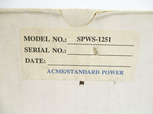 ACME/STANDARD SPSW-1251 NSMP