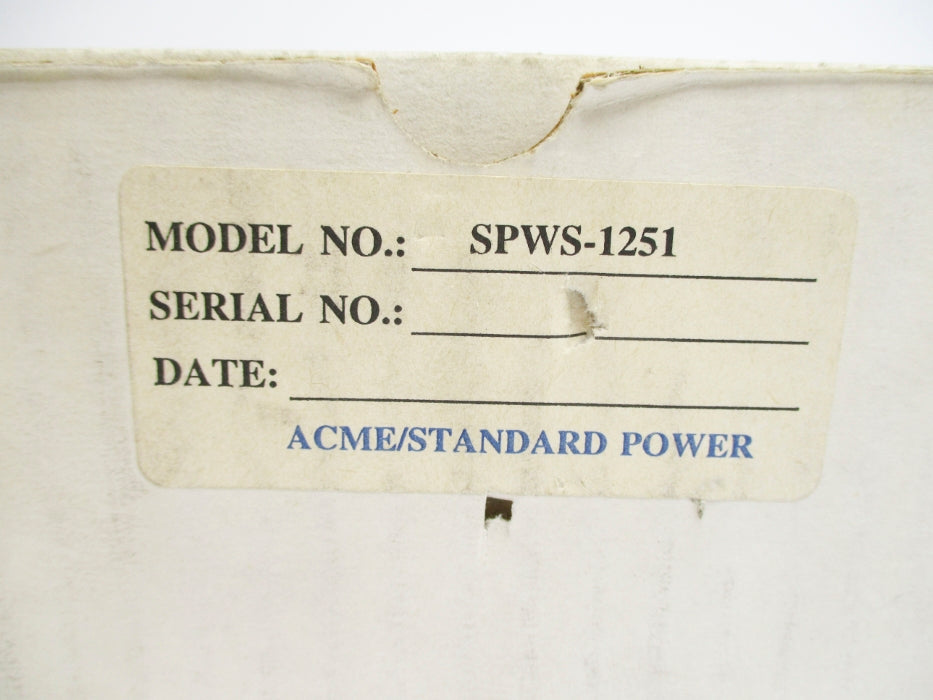 ACME/STANDARD SPSW-1251 NSMP