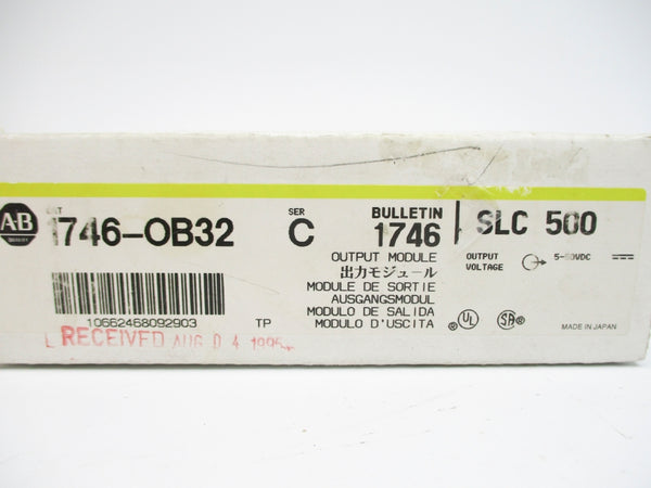 ALLEN BRADLEY 1746-OB32 SER. C 5-50VDC NSMP
