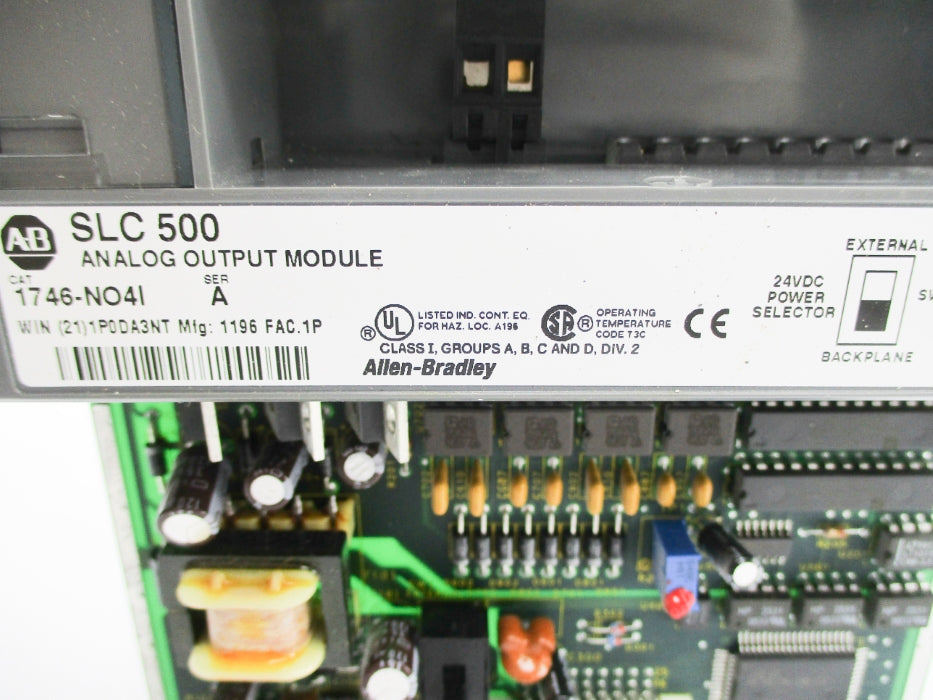 ALLEN BRADLEY 1746-NO4I SER. A 24VDC NSNP