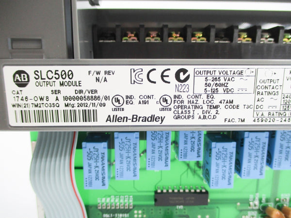ALLEN BRADLEY 1746-OW8 SER. A 10-250VAC NSNP