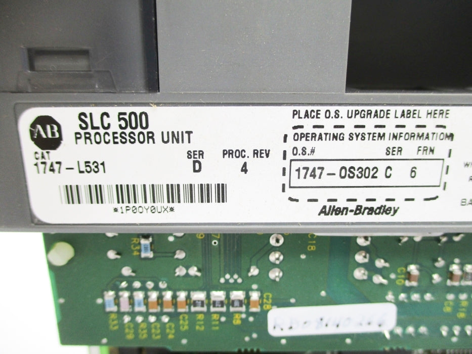 ALLEN BRADLEY 1747-L531 SER. D F/W 6 (NO KEY) NSNP