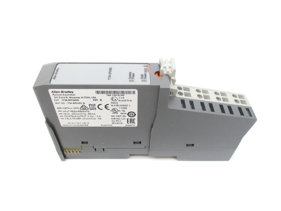 ALLEN BRADLEY 1734-EP24DC SER. B 24VDC 10A NSMP