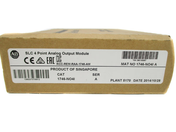 ALLEN BRADLEY 1746-NO4I SER. A 24VDC NSMP