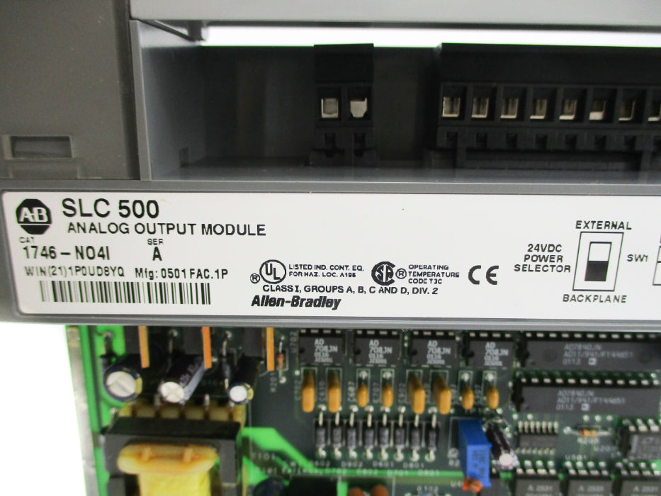 ALLEN BRADLEY 1746-NO4I SER. A REMAN