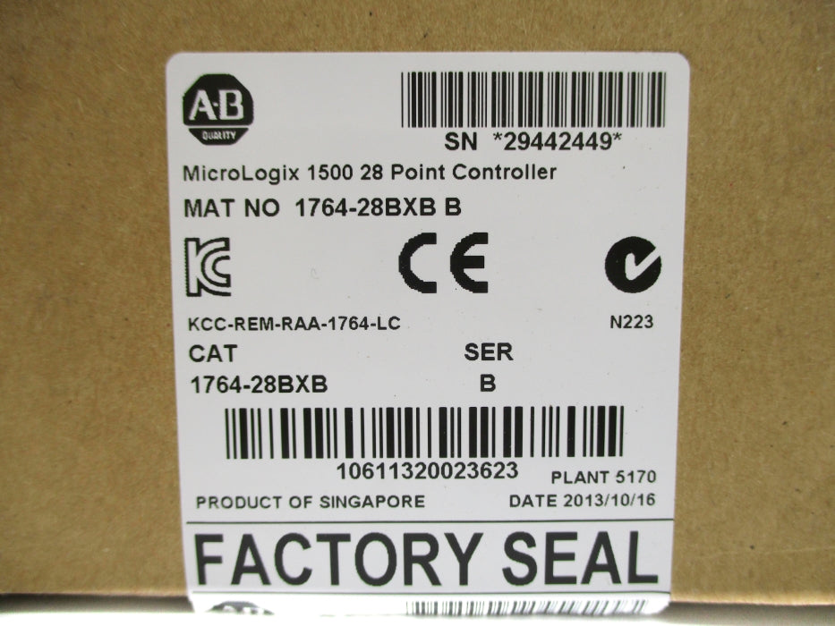 ALLEN BRADLEY 1764-28BXB SER. B NSMP