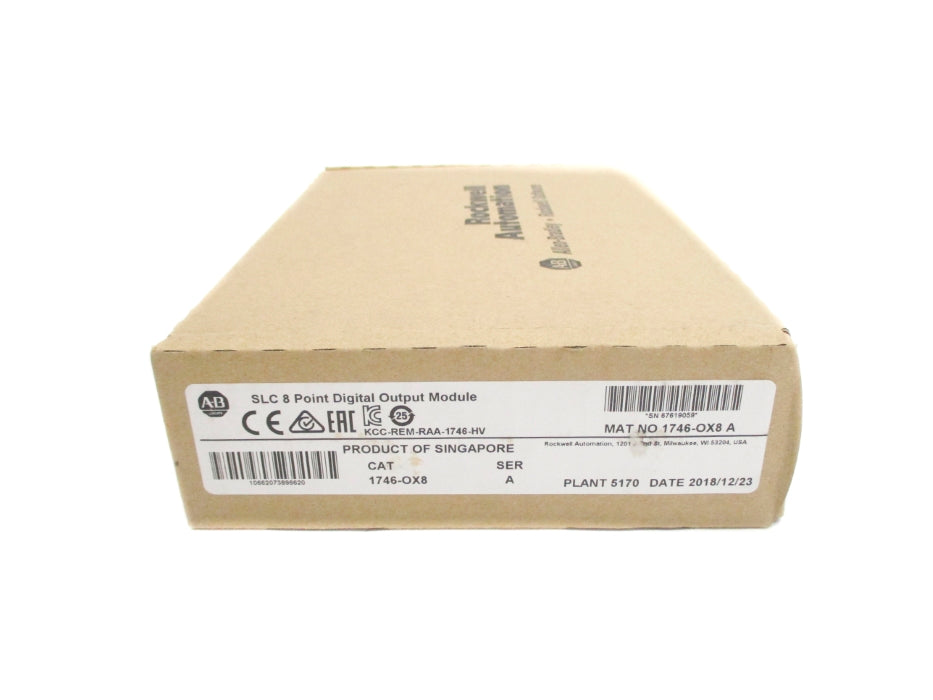 ALLEN BRADLEY 1746-OX8 SER. A DATE: 2018 NSFS