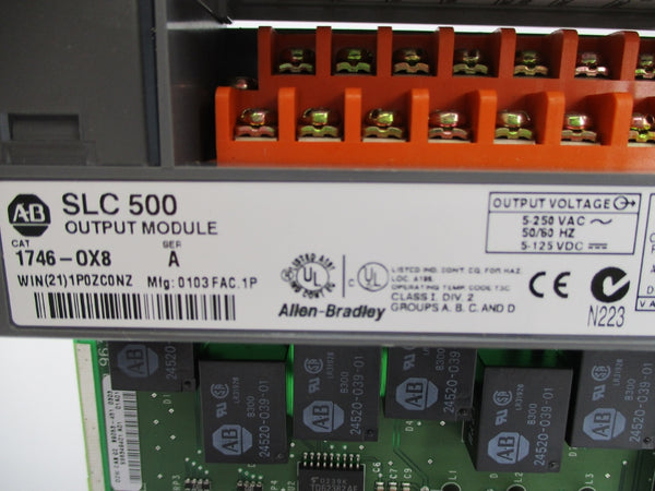 ALLEN BRADLEY 1746-OX8 SER. A 5-250VAC NSNP