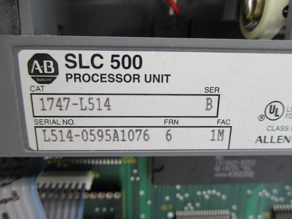 ALLEN BRADLEY 1747-L514 SER. B F/W 6 NSNP