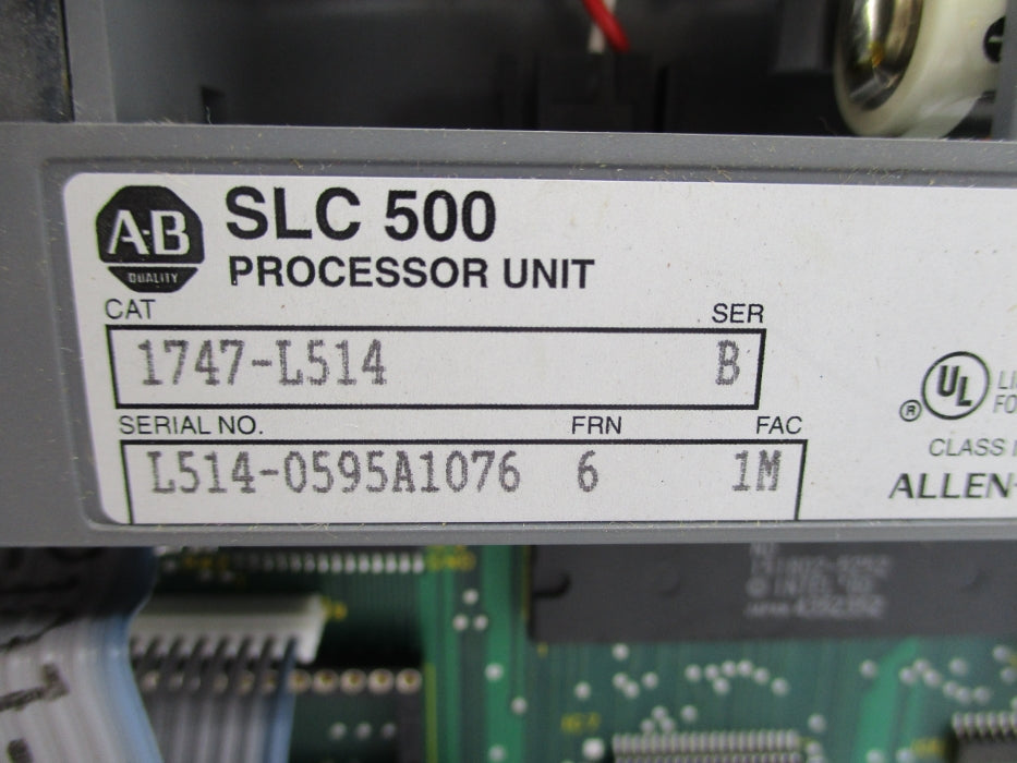 ALLEN BRADLEY 1747-L514 SER. B F/W 6 NSNP