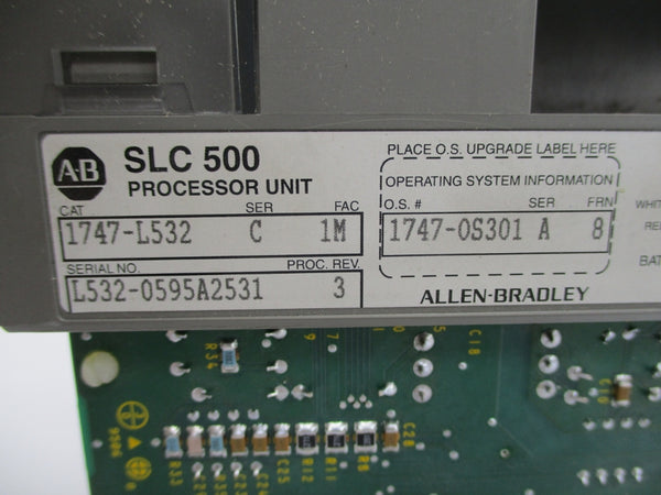 ALLEN BRADLEY 1747-L532 SER. C F/W 8 REV. 3 (NO KEY) NSNP