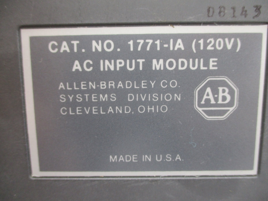 ALLEN BRADLEY 1771-IA REMAN