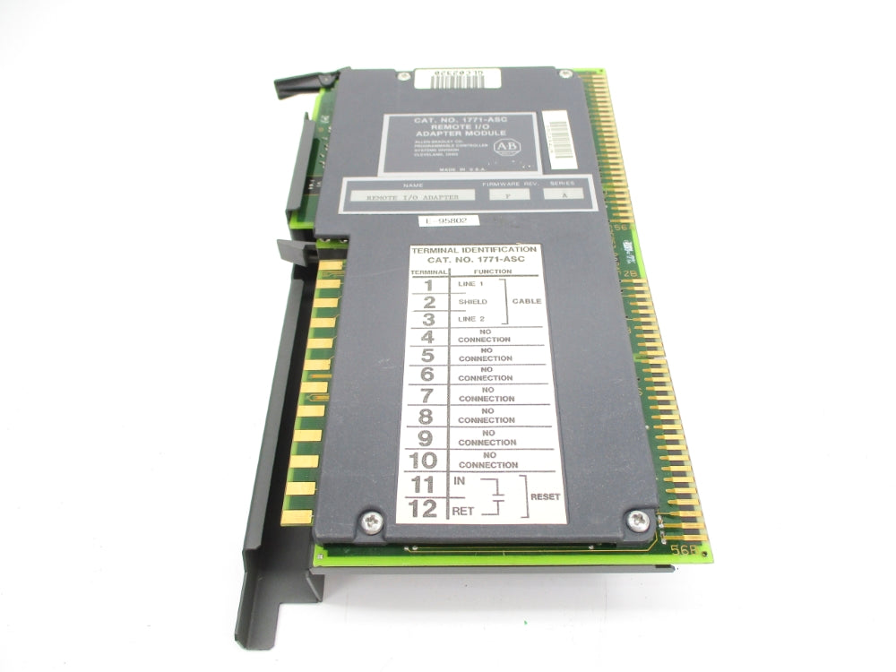 ALLEN BRADLEY 1771-ASC SER. A F/W F UNMP