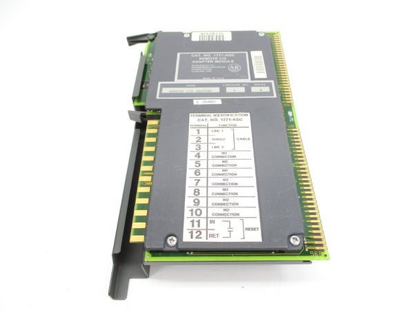 ALLEN BRADLEY 1771-ASC SER. A F/W F UNMP