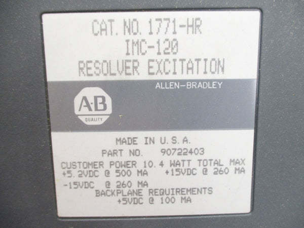ALLEN BRADLEY 1771-HR UNMP