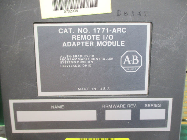 ALLEN BRADLEY 1771-ARC UNMP