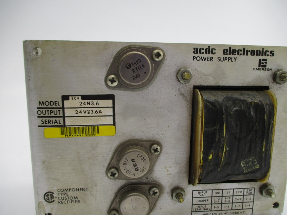 ACDC ELECTRONICS 24N3.6 UNMP