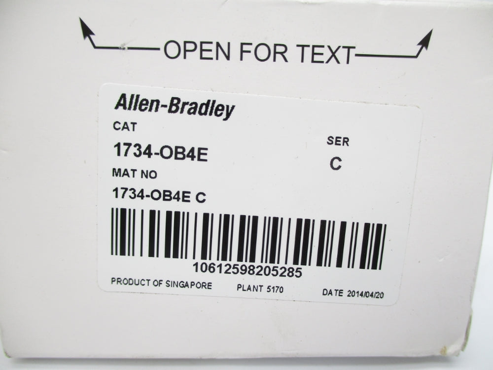 ALLEN BRADLEY 1734-OB4E SER. C NSMP