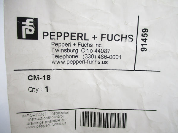 PEPPERL+FUCHS CM-18 NSMP