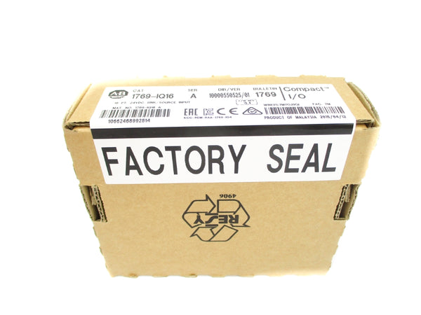ALLEN BRADLEY 1769-IQ16 SER. A 24VDC F/W 3.1 DATE: 2016 NSFS
