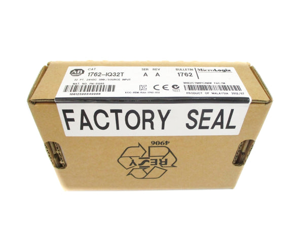 ALLEN BRADLEY 1762-IQ32T SER. A DATE: 2012 NSFS