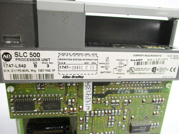 ALLEN BRADLEY 1747-L542 SER. B F/W 11 NSNP