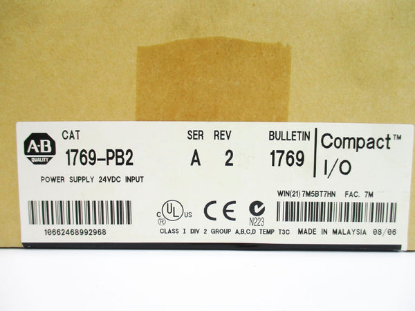 ALLEN BRADLEY 1769-PB2 SER. A 24VDC DATE: 2006 NSFS