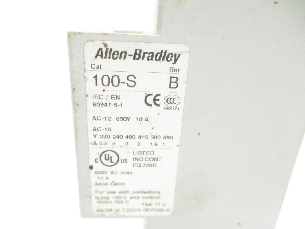 ALLEN BRADLEY 100-SB10 SER. B 690V 10A UNMP