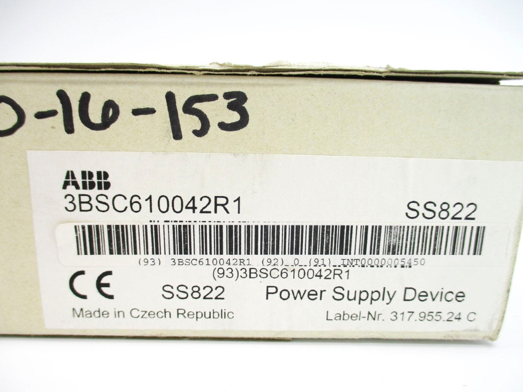 ABB SS822 3BSC610042R1 NSMP