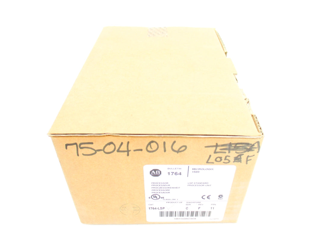 ALLEN BRADLEY 1764-LSP SER. C F/W 11 DATE: 2009 NSFS