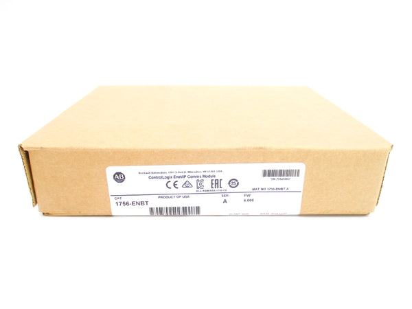 ALLEN BRADLEY 1756-ENBT SER. A F/W 6.006 DATE: 2019 NSFS