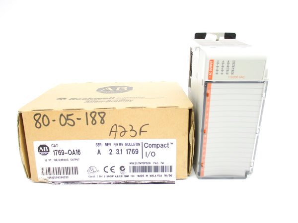ALLEN BRADLEY 1769-OA16 SER. A F/W 3.1 24VDC REV. 2 NSMP