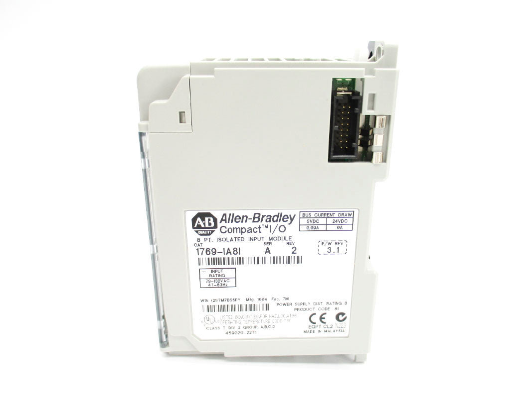 ALLEN BRADLEY 1769-IA8I SER. A F/W 3.1 24VDC NSMP