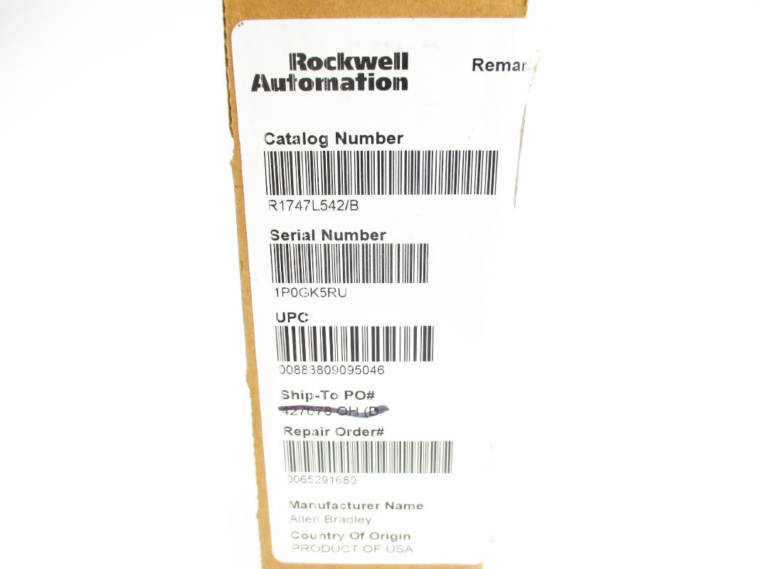 ALLEN BRADLEY 1747-L542 SER. B F/W 11 REMAN