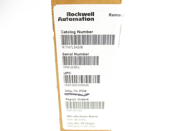ALLEN BRADLEY 1747-L542 SER. B F/W 11 REMAN