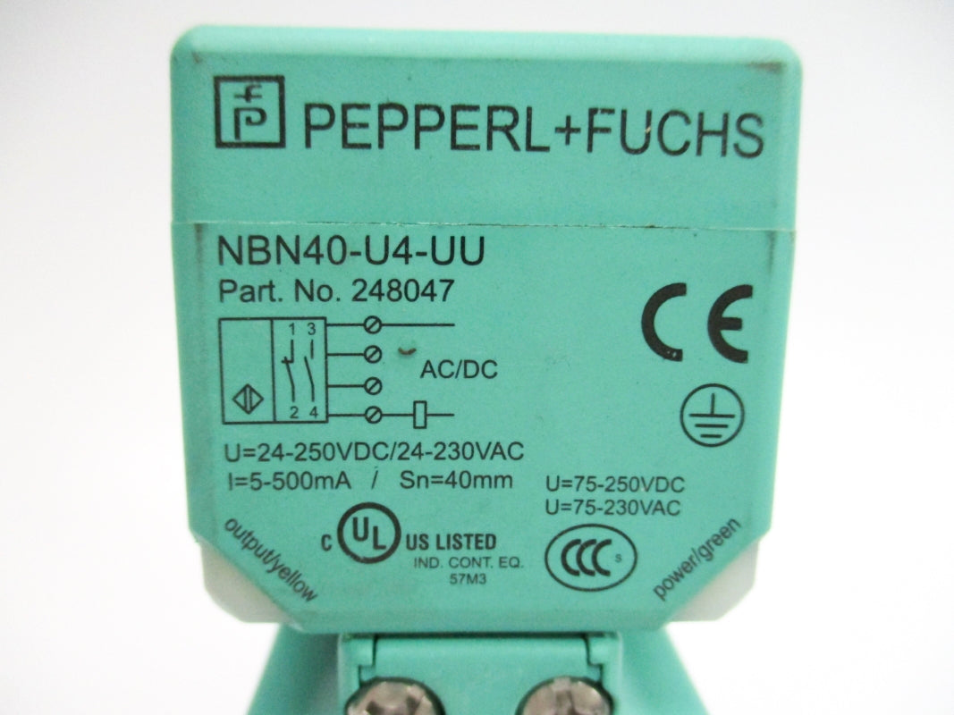 PEPPERL+FUCHS NBN40-U4-UU 248047 24-230VAC UNMP
