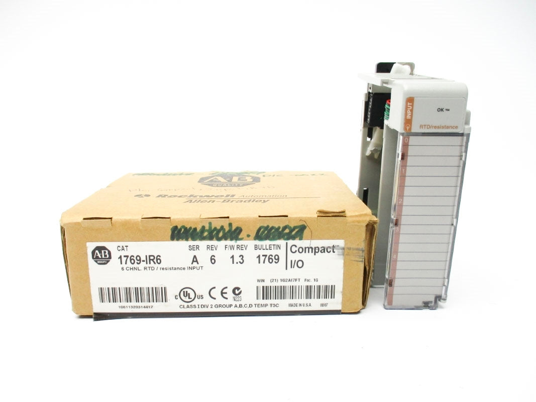 ALLEN BRADLEY 1769-IR6 SER. A F/W 1.3 24VDC 0.045A NSMP