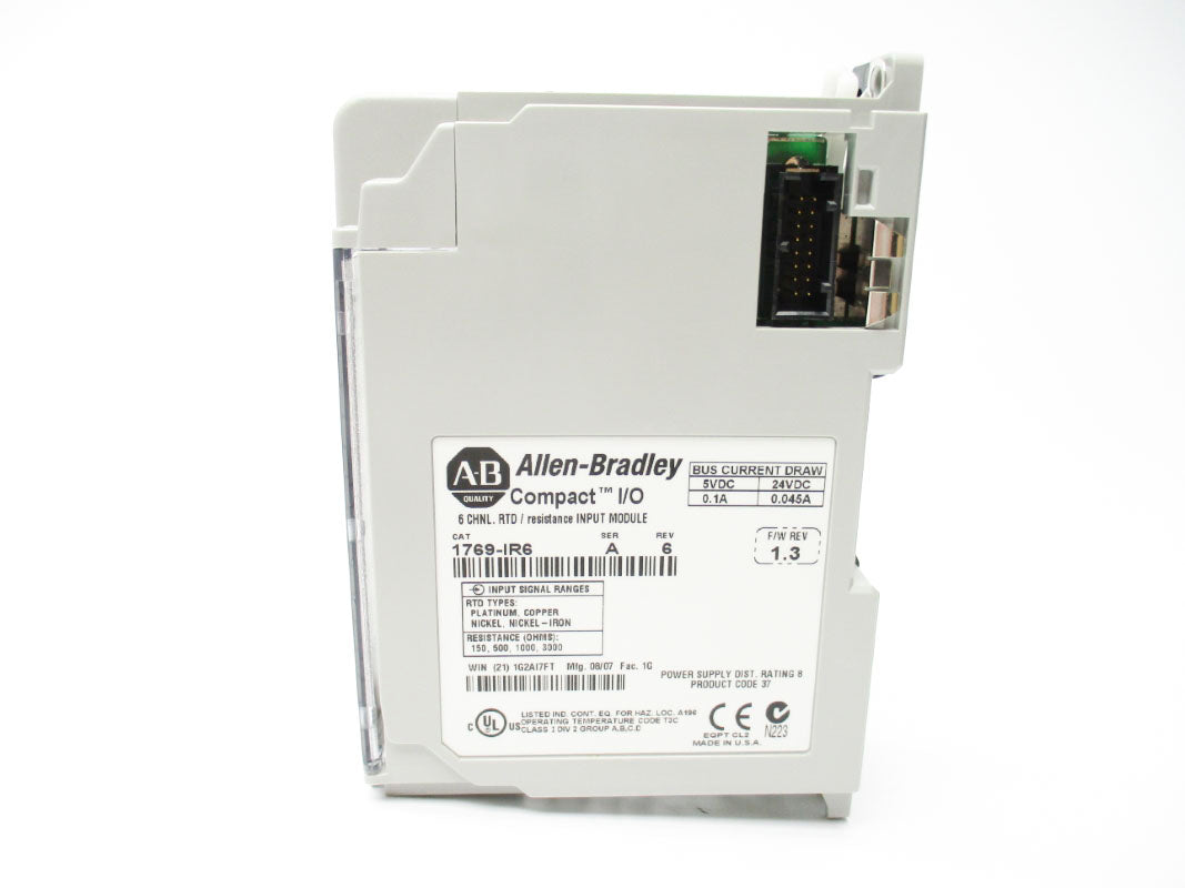 ALLEN BRADLEY 1769-IR6 SER. A F/W 1.3 24VDC 0.045A NSMP