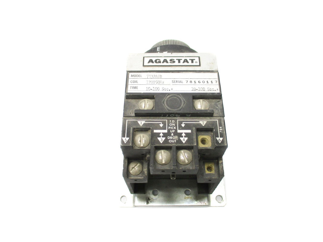 AGASTAT 7032ADD 10-100S 120VAC 15A UNMP