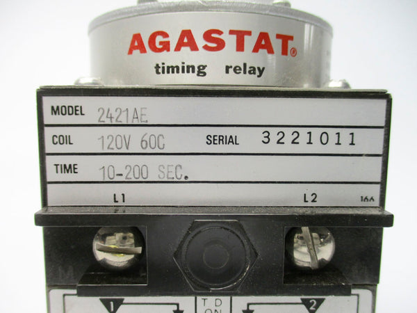 AGASTAT 2421AE 10-200S 120V 15A NSNP